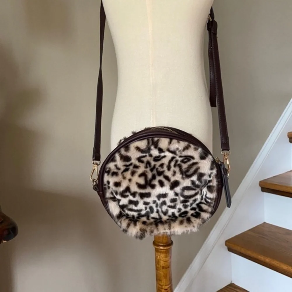 Anthropologie Remi Reid Faux Fur Crossbody